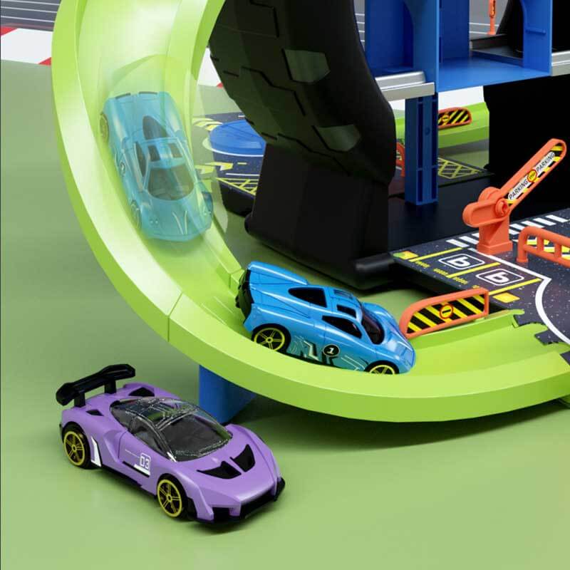 WheelWorld - Zestawy do zabawy z puzzlami i torami samochodowymi Adventure Toys