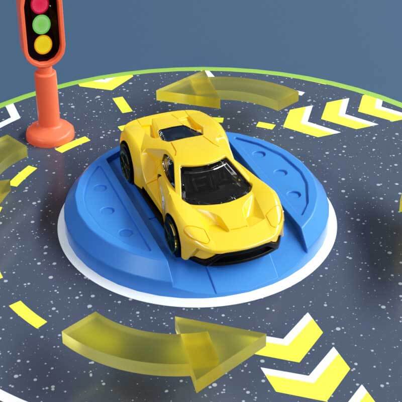 WheelWorld - Zestawy do zabawy z puzzlami i torami samochodowymi Adventure Toys