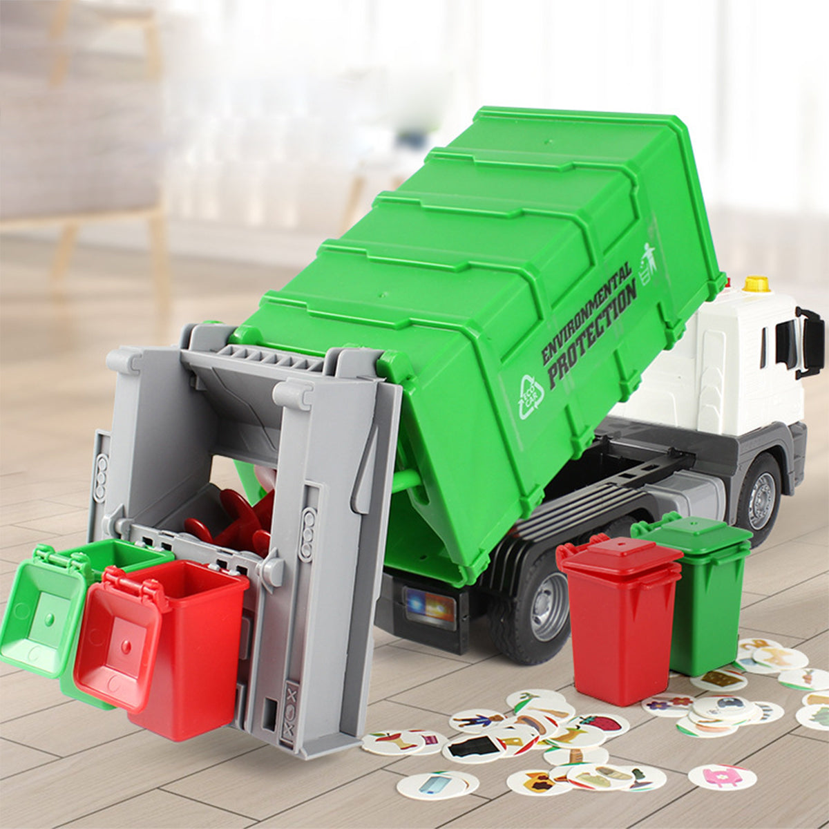 WasteWise – edukacyjna zabawka w kształcie ciężarówki do recyklingu