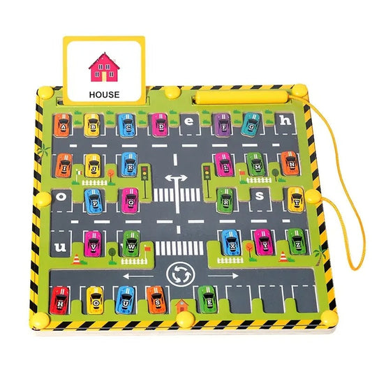 AlphabetAdventure - Magnetyczny labirynt alfabetyczny Montessori