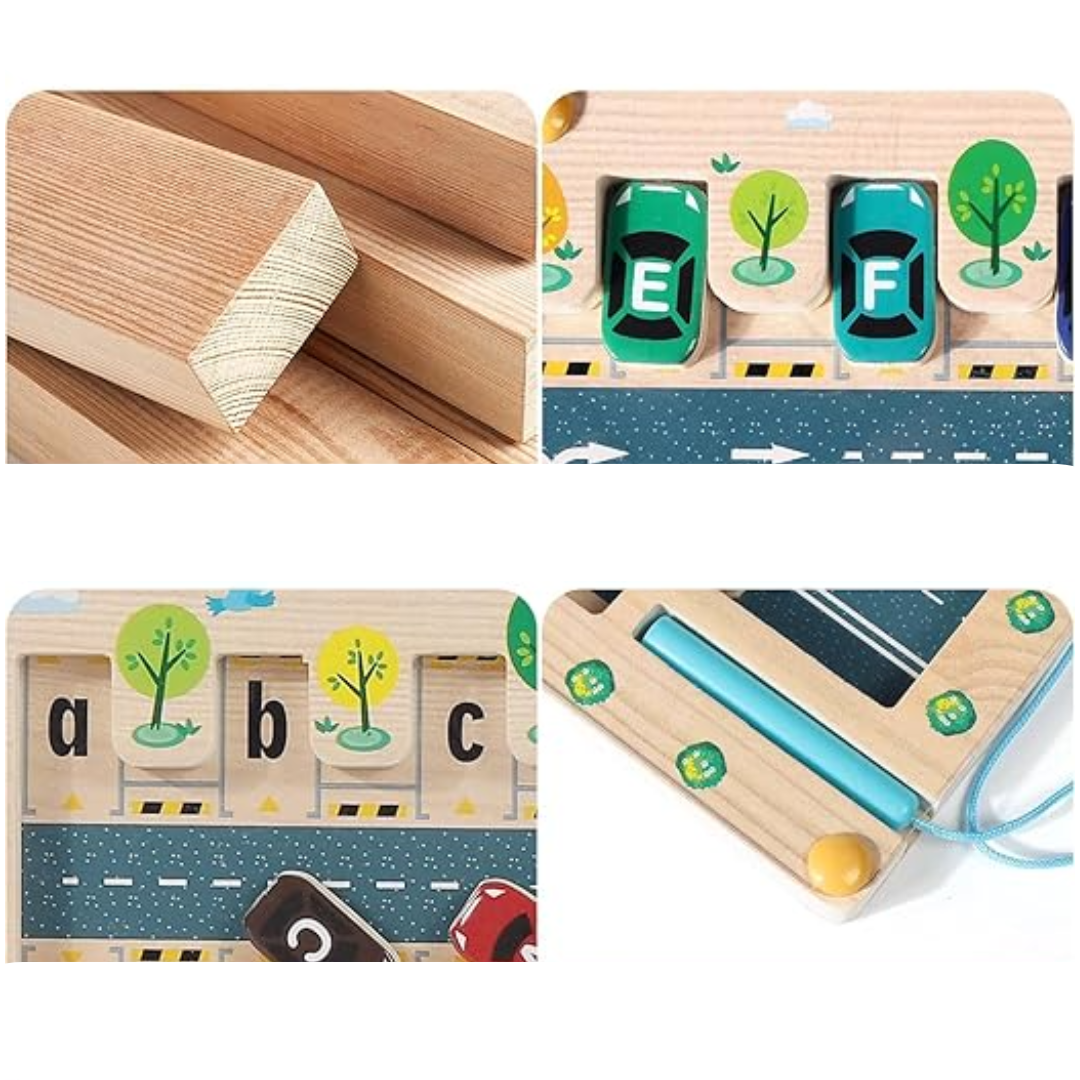 AlphabetAdventure - Magnetyczny labirynt alfabetyczny Montessori