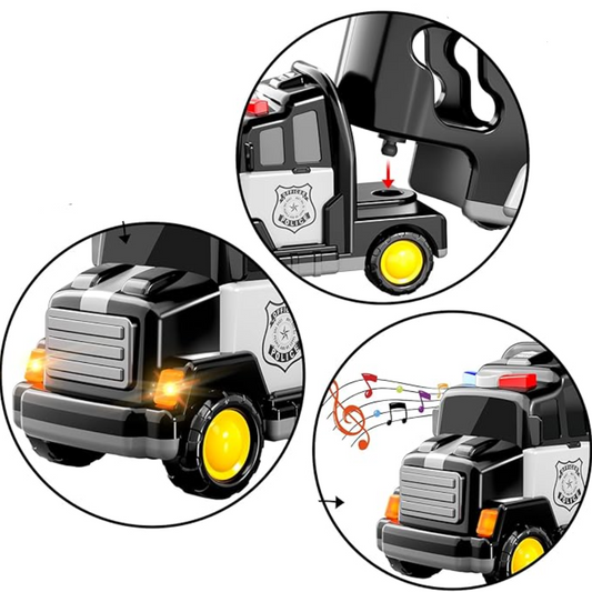 Action Responder – zestaw zabawek w postaci pojazdu transportowego dla małych bohaterów