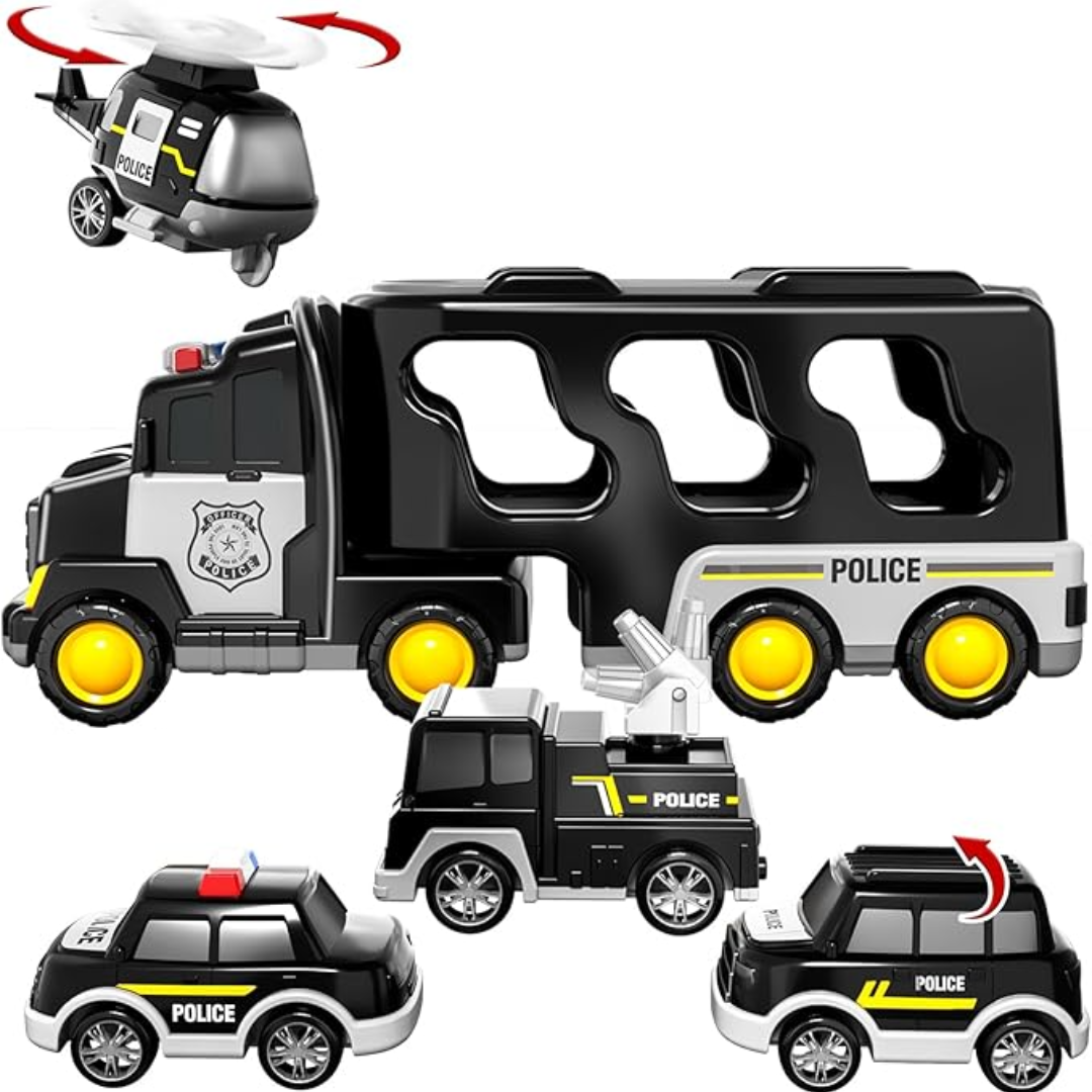 Action Responder – zestaw zabawek w postaci pojazdu transportowego dla małych bohaterów